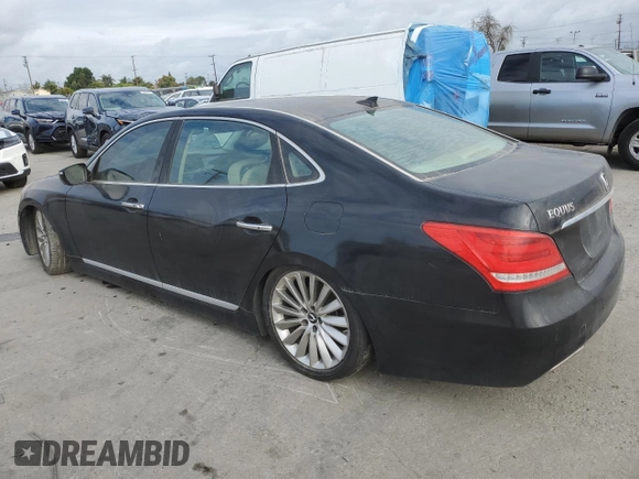 2015 Hyundai Equus Signature with VIN KMHGH4JH8FU095195, listed as a Copart auction lot 53468995 with 118,827 mi miles and Clean Title. Bid and sale history available at DreamBid. Image 2.