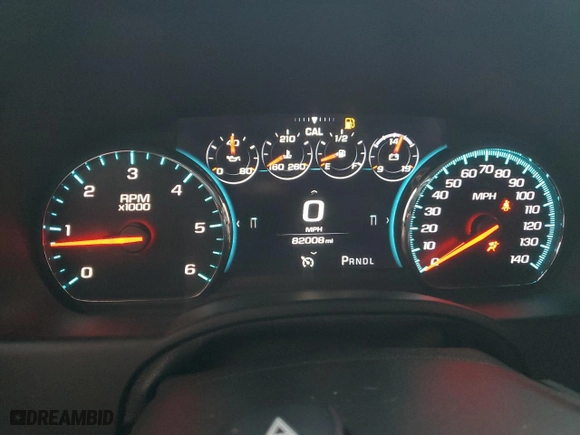 2018 Chevrolet Suburban Premier with VIN 1GNSCJKC4JR179631, listed as a Copart auction lot 75852974 with 82,008 mi miles and Salvage Title. Bid and sale history available at carsss.com. Image 9.