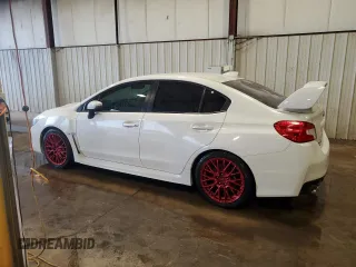 2017 Subaru WRX STI with VIN JF1VA2V69H9802586, listed as a Copart auction lot 57763675 with 92,780 mi miles and Salvage title. Bid and sale history available at DreamBid. Image 2.