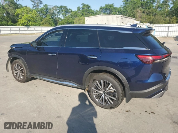 2023 Infiniti QX60 Sensory with VIN 5N1DL1GS2PC345895, listed as a Copart auction lot 53189265 with 25,865 mi miles and Salvage title. Bid and sale history available at DreamBid. Image 2.