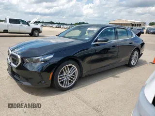 2025 BMW 5 Series 530i with VIN WBA43FJ09SCU52165, listed as a Copart auction lot 64690735 with 12,071 mi miles and Clean title. Bid and sale history available at DreamBid. Image 1.