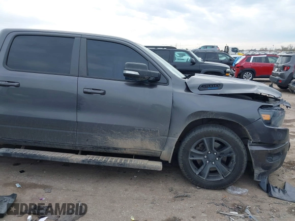 2021 Ram 1500 Lone Star with VIN 1C6RREFT2MN746770, listed as a IAAI auction lot 41360600 with 76,998 mi miles and . Bid and sale history available at DreamBid. Image 13.