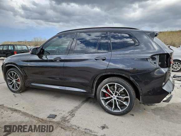 2023 BMW X3 M40i with VIN 5UX83DP0XP9P69052, listed as a Copart auction lot 54243525 with 22,940 mi miles and Salvage Title. Bid and sale history available at DreamBid. Image 2.
