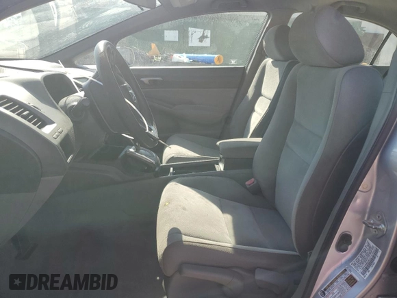 2008 Honda Civic LX with VIN 1HGFA16558L030140, listed as a Copart auction lot 43010515 with 61,171 mi miles and Salvage Title. Bid and sale history available at DreamBid. Image 7.