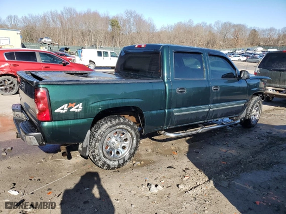2005 Chevrolet Silverado 1500 LS with VIN 2GCEK13T351142625, listed as a Copart auction lot 50159625 with 0 mi miles and Salvage Title. Bid and sale history available at carsss.com. Image 3.