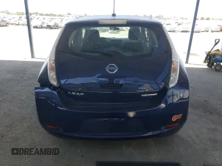 2016 Nissan LEAF S with VIN 1N4BZ0CPXGC315085, listed as a Copart auction lot 61111805 with 65,201 mi miles and Salvage title. Bid and sale history available at DreamBid. Image 6.