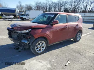 2021 Kia Soul S with VIN KNDJ23AU5M7789762, listed as a Copart auction lot 42638395 with 51,837 mi miles and Salvage Title. Bid and sale history available at carsss.com. Image 1.