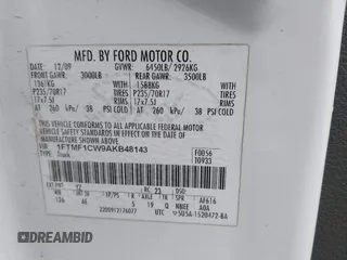 2010 Ford F-150 XL с VIN 1FTMF1CW9AKB48143, выставлен на аукционе IAAI как лот 42518140 с пробегом 203 603 миль миль и . История ставок и продаж доступна на DreamBid. Изображение 9.