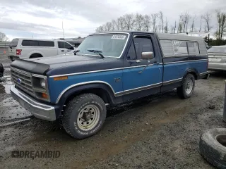 1984 Ford Pickup with VIN 1FTDF15H6EPB35647, listed as a Copart auction lot 51576555 with 115,713 mi miles and Salvage Title. Bid and sale history available at carsss.com. Image 1.