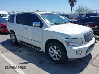 2006 Infiniti QX56 z VIN 5N3AA08A06N814601, wystawiony jako IAAI lot #41997704 z przebiegiem 152 477 mil mil oraz . Historia ofert i sprzedaży dostępna na DreamBid. Obrazek 1.