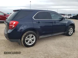 2017 Chevrolet Equinox LS with VIN 2GNALBEK6H1562445, listed as a Copart auction lot 54901655 with 112,638 mi miles and Salvage Title. Bid and sale history available at carsss.com. Image 3.