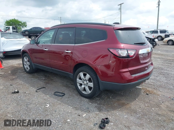 2016 Chevrolet Traverse LT with VIN 1GNKRGKD5GJ241409, listed as a IAAI auction lot 42151146 with 98,338 mi miles. Bid and sale history available at carsss.com. Image 3.