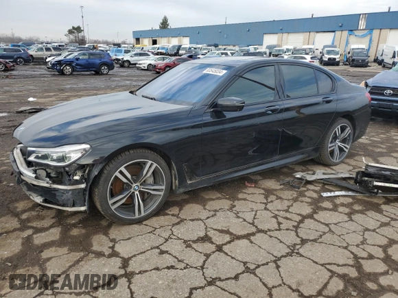 2017 BMW 7 Series with VIN WBA7B0C31HG527138, listed as a Copart auction lot 83545034 with 46,370 mi miles and Clean Title. Bid and sale history available at DreamBid. Image 1.