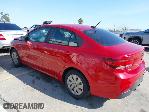 2020 Kia Rio LX with VIN 3KPA24AD2LE258927, listed as a IAAI auction lot 41967690 with 37,731 mi miles and . Bid and sale history available at DreamBid. Image 3.