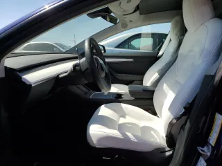 2022 Tesla Model 3 with VIN 5YJ3E1EA0NF361050, listed as a Copart auction lot 62446144 with 38,808 mi miles and Salvage Title. Bid and sale history available at carsss.com. Image 7.