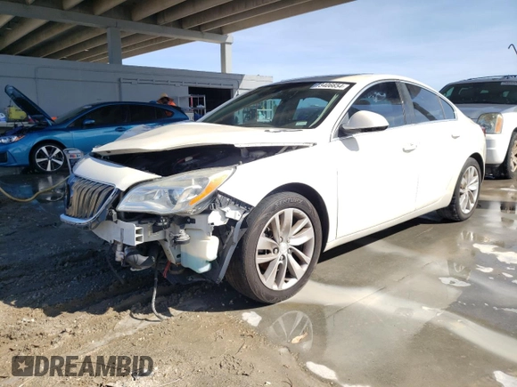 2015 Buick Regal z VIN 2G4GL5EX2F9177054, wystawiony jako Copart lot #73406654 z przebiegiem 114 629 mil mil oraz Szkoda całkowita • Salvage title. Historia ofert i sprzedaży dostępna na DreamBid. Obrazek 1.
