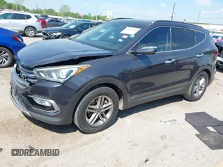 2017 Hyundai Santa Fe 2.4L z VIN 5XYZU3LB4HG462058, wystawiony jako IAAI lot #41861190 z przebiegiem 87 102 mil mil oraz . Historia ofert i sprzedaży dostępna na DreamBid. Obrazek 2.