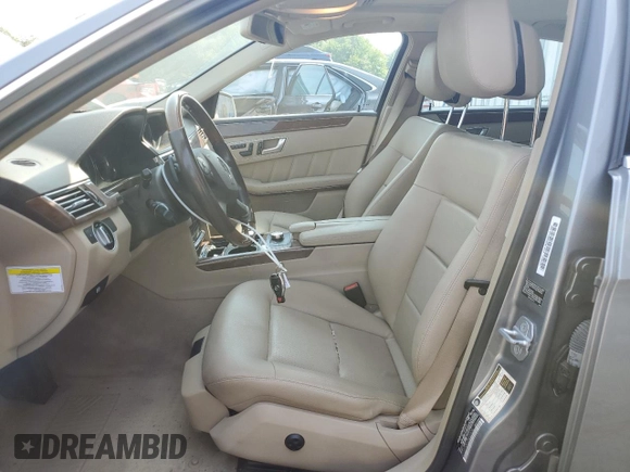 2013 Mercedes-Benz E 350 Luxury with VIN WDDHF8JB1DA685406, listed as a Copart auction lot 60195845 with 126,140 mi miles and Salvage title. Bid and sale history available at DreamBid. Image 7.