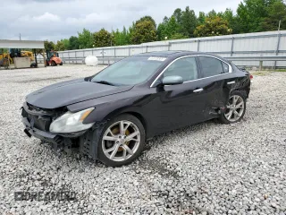 2012 Nissan Maxima SV with VIN 1N4AA5AP7CC854986, listed as a Copart auction lot 57579385 with Not provided miles and Salvage title. Bid and sale history available at DreamBid. Image 1.