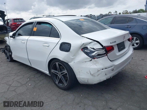 2021 Mercedes-Benz A 220 with VIN W1K3G4EB5MJ310273, listed as a IAAI auction lot 42116311 with Not provided miles and . Bid and sale history available at DreamBid. Image 3.