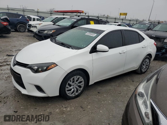 2016 Toyota Corolla L with VIN 5YFBURHE7GP394713, listed as a Copart auction lot 43056445 with 197,477 mi miles and Non repairable. Bid and sale history available at DreamBid. Image 1.