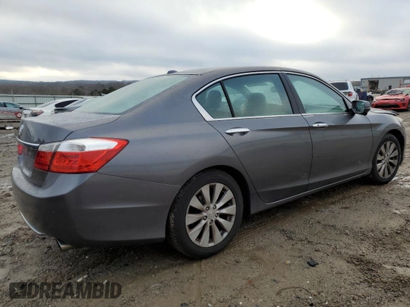 2014 Honda Accord Sedan EX-L with VIN 1HGCR2F89EA070899, listed as a Copart auction lot 85446074 with 112,215 mi miles and Salvage Title. Bid and sale history available at carsss.com. Image 3.