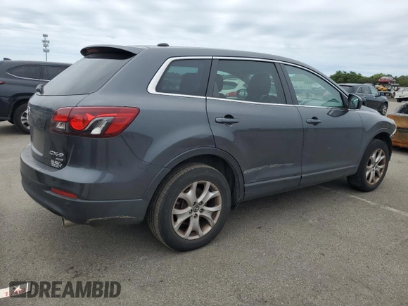2014 Mazda CX-9 Touring with VIN JM3TB3CV1E0438847, listed as a Copart auction lot 62277205 with 209,050 mi miles and Salvage title. Bid and sale history available at DreamBid. Image 3.