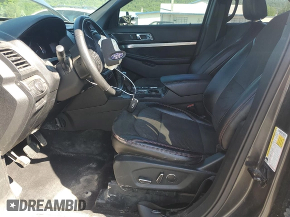 2018 Ford Explorer XLT with VIN 1FM5K7D86JGC53918, listed as a Copart auction lot 58829235 with 91,593 mi miles and Salvage title. Bid and sale history available at DreamBid. Image 7.