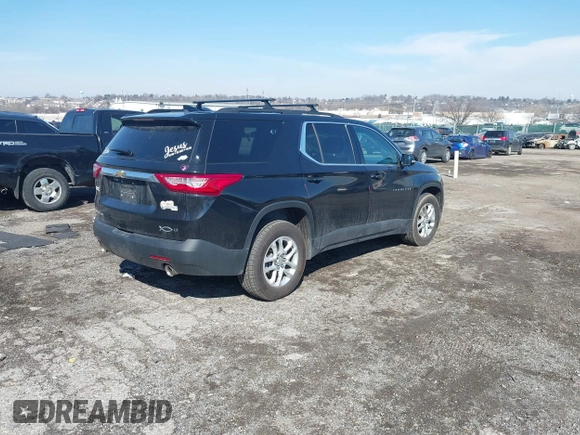 2020 Chevrolet Traverse LT Cloth z VIN 1GNEVGKW8LJ246849, wystawiony jako IAAI lot #41652165 z przebiegiem 155 718 mil mil oraz . Historia ofert i sprzedaży dostępna na DreamBid. Obrazek 4.