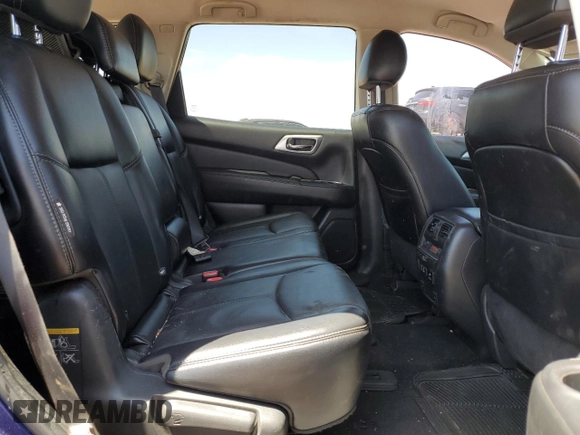 2019 Nissan Pathfinder Platinum with VIN 5N1DR2MM2KC637341, listed as a Copart auction lot 55355925 with 82,808 mi miles and Salvage title. Bid and sale history available at DreamBid. Image 10.