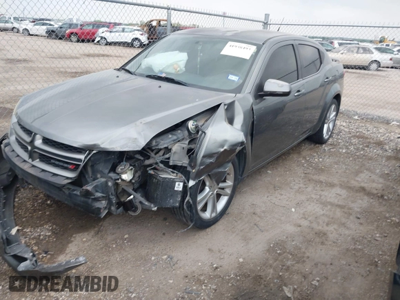 2013 Dodge Avenger SXT with VIN 1C3CDZCB1DN576762, listed as a IAAI auction lot 41938493 with 168,149 mi miles and . Bid and sale history available at carsss.com. Image 17.
