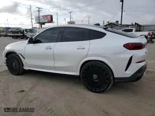 2022 BMW X6 M50i with VIN 5UXCY8C0XN9M57786, listed as a Copart auction lot 54755315 with 61,065 mi miles and Clean Title. Bid and sale history available at carsss.com. Image 2.
