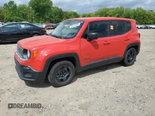 2017 Jeep Renegade Sport z VIN ZACCJAAB9HPF35320, wystawiony jako Copart lot #52431005 z przebiegiem 137 307 mil mil oraz Szkoda całkowita • Salvage title. Historia ofert i sprzedaży dostępna na DreamBid. Obrazek 1.
