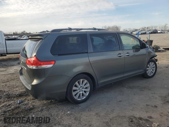 2011 Toyota Sienna XLE with VIN 5TDDK3DC0BS003417, listed as a Copart auction lot 45875025 with 191,569 mi miles and Salvage Title. Bid and sale history available at carsss.com. Image 3.
