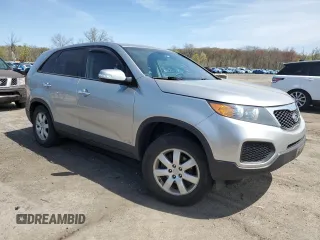 2013 Kia Sorento LX with VIN 5XYKTDA64DG350077, listed as a Copart auction lot 54119105 with 120,349 mi miles and Salvage Title. Bid and sale history available at carsss.com. Image 4.