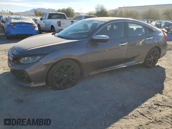 2017 Honda Civic Sedan Si with VIN 2HGFC1E58HH703995, listed as a Copart auction lot 87746465 with 108,227 mi miles and Salvage Title. Bid and sale history available at carsss.com. Image 1.