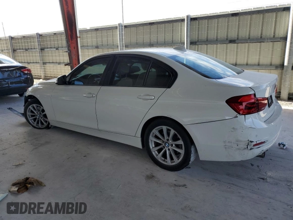 2017 BMW 3 Series 320i with VIN WBA8E1G5XHNU13227, listed as a Copart auction lot 52637135 with 97,458 mi miles and Salvage Title. Bid and sale history available at carsss.com. Image 2.