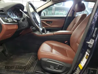 2014 BMW 5 Series 528i xDrive with VIN WBA5A7C58ED616500, listed as a Copart auction lot 57780045 with 110,050 mi miles and Salvage title. Bid and sale history available at DreamBid. Image 7.