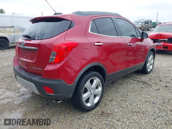 2015 Buick Encore with VIN KL4CJASB0FB260551, listed as a IAAI auction lot 41953035 with 94,656 mi miles. Bid and sale history available at carsss.com. Image 4.