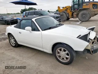 1993 Mazda MX-5 Miata with VIN JM1NA3514P1415302, listed as a Copart auction lot 59605875 with 156,881 mi miles and Salvage title. Bid and sale history available at DreamBid. Image 4.