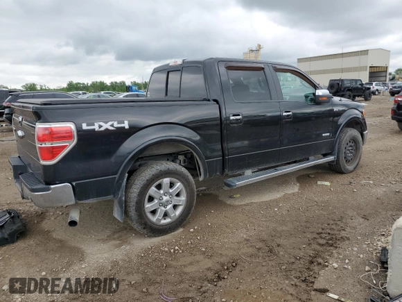 2014 Ford F-150 XL with VIN 1FTFW1ETXEFC65143, listed as a Copart auction lot 55366185 with 160,846 mi miles and Clean Title. Bid and sale history available at carsss.com. Image 3.