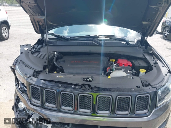 2021 Jeep Compass 80th Anniversary with VIN 3C4NJCEB6MT581320, listed as a IAAI auction lot 41946150 with 16,144 mi miles and . Bid and sale history available at carsss.com. Image 10.
