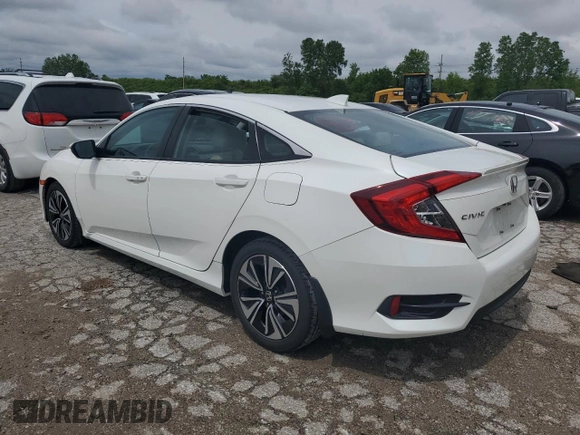 2017 Honda Civic Sedan EX-L with VIN 19XFC1F79HE020553, listed as a Copart auction lot 52491734 with 126,074 mi miles and Salvage Title. Bid and sale history available at carsss.com. Image 2.