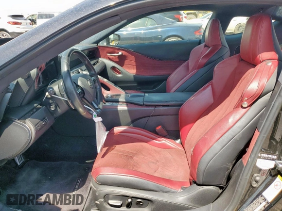 2018 Lexus LC 500h z VIN JTHHP5AY5JA001509, wystawiony jako Copart lot #57109935 z przebiegiem 186 012 mil mil oraz Szkody całkowita. Historia ofert i sprzedaży dostępna na DreamBid. Obrazek 7.