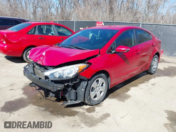 2016 Kia Forte LX with VIN KNAFX4A61G5523747, listed as a IAAI auction lot 41816126 with 117,760 mi miles. Bid and sale history available at carsss.com. Image 17.