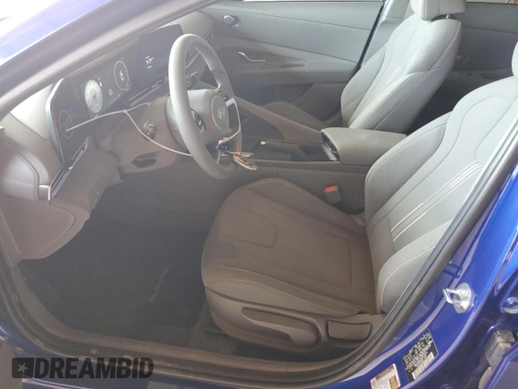 2024 Hyundai Elantra SEL with VIN KMHLM4DG7RU675314, listed as a Copart auction lot 54870315 with 11,007 mi miles and Salvage title. Bid and sale history available at DreamBid. Image 7.