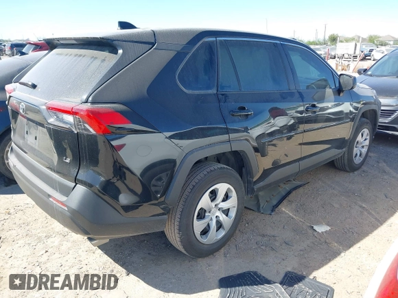 2024 Toyota RAV4 LE with VIN 2T3H1RFV3RC277422, listed as a IAAI auction lot 41748452 with 13,531 mi miles. Bid and sale history available at carsss.com. Image 4.