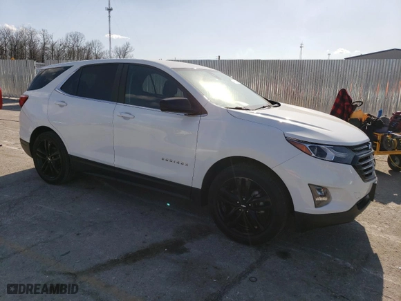 2021 Chevrolet Equinox LT with VIN 2GNAXKEV7M6133326, listed as a Copart auction lot 49143985 with 51,360 mi miles and Salvage Title. Bid and sale history available at carsss.com. Image 4.