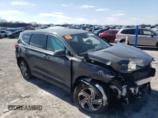2021 Hyundai Santa Fe SE with VIN 5NMS14AJ8MH320872, listed as a Copart auction lot 49126945 with 32,780 mi miles and Salvage Title. Bid and sale history available at carsss.com. Image 4.