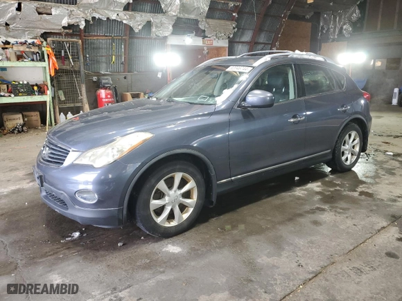 2009 Infiniti EX35 Journey with VIN JNKAJ09F99M951746, listed as a Copart auction lot 83046744 with 121,685 mi miles and Clean Title. Bid and sale history available at carsss.com. Image 1.